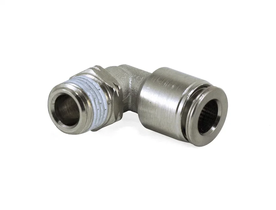 Fitting Elbow, Swivel, 1/8" MNPT x 1/4" PTC