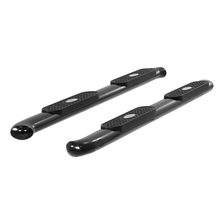4" Black Steel Oval Side Bars, Select Silverado, GMC Sierra 1500, 2500, 3500 HD image 2