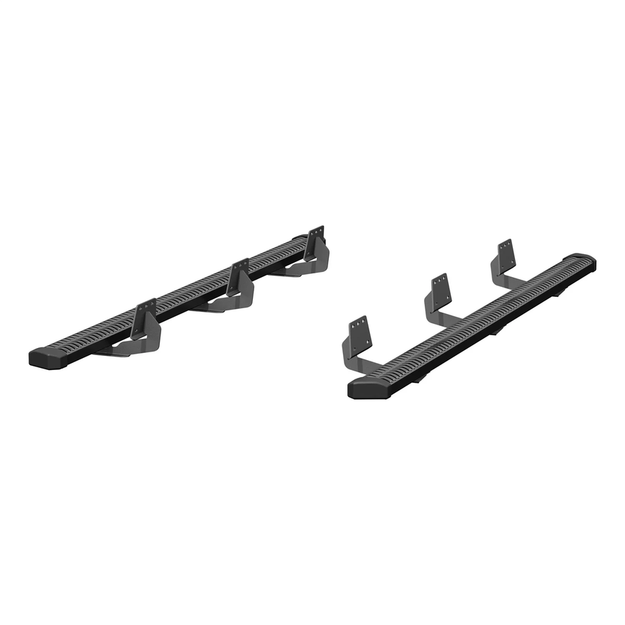 SlimGrip 5in. x 88in. Black Running Boards; Select RAM 1500 Crew Cab