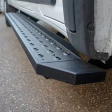RidgeStep 6-1/2" x 96", 36" Black Steel Running Boards (No Brackets) image 3