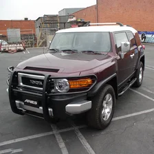 Black Steel Grille Guard, Select Toyota FJ Cruiser image 4