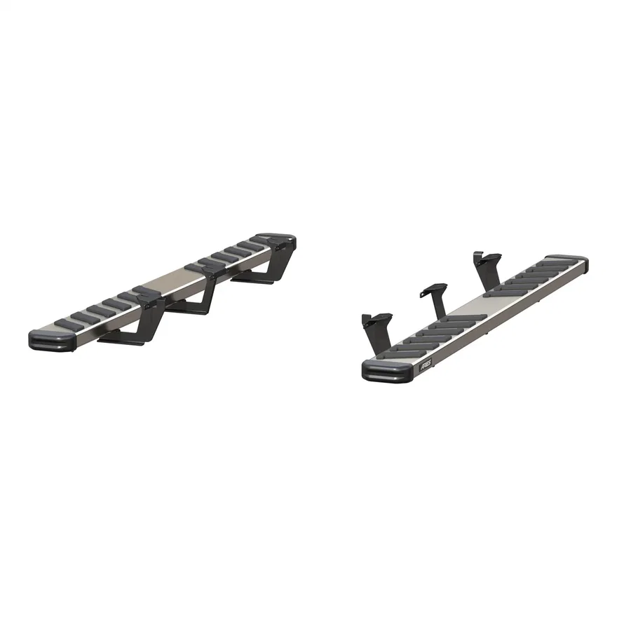 NovaTrac 6in. x 75in. Polished Stainless Running Boards; Select Dodge Durango