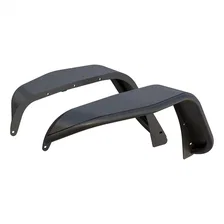 Jeep Wrangler JK Textured Black Aluminum Front Fender Flares image 1