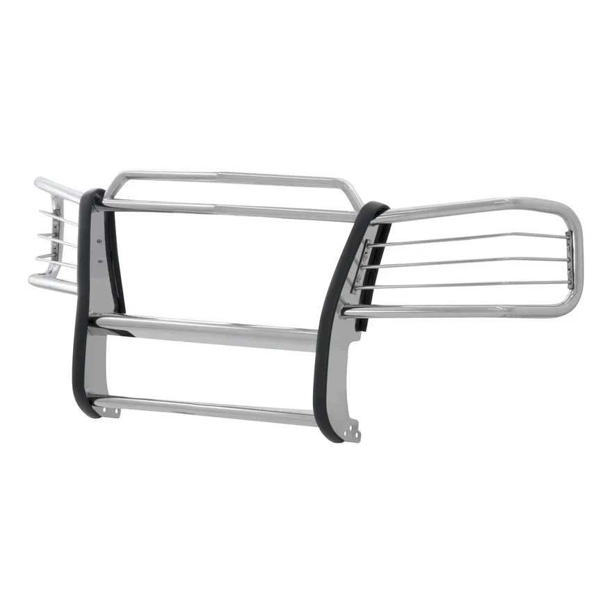 Polished Stainless Grille Guard; Select Chevy Silverado 1500; Suburban; Tahoe