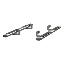 6in. x 85in. Polished Stainless Oval Side Bars; Select Ford F-150 image 2