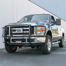 Black Steel Grille Guard, Select Ford F-250, F-350, F-450, F-550 Super Duty image 4