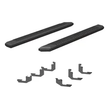 AdvantEDGE 5-1/2" x 85" Black Aluminum Side Bars, Select Ford Ranger Crew Cab image 2