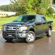 RidgeStep 6-1/2" x 75" Black Steel Running Boards, Select Ford F-150 image 3