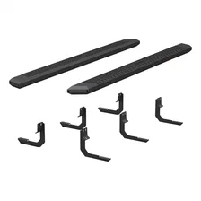 AdvantEDGE 5-1/2" x 85" Black Aluminum Side Bars, Select Nissan Titan, XD image 2