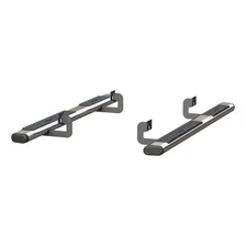 6in. x 75in. Polished Stainless Oval Side Bars; Select Ford F-150 image 2