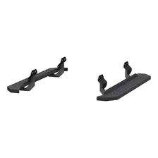 RidgeStep 6-1/2" x 53" Black Steel Running Boards, Select Ford F-Series image 2