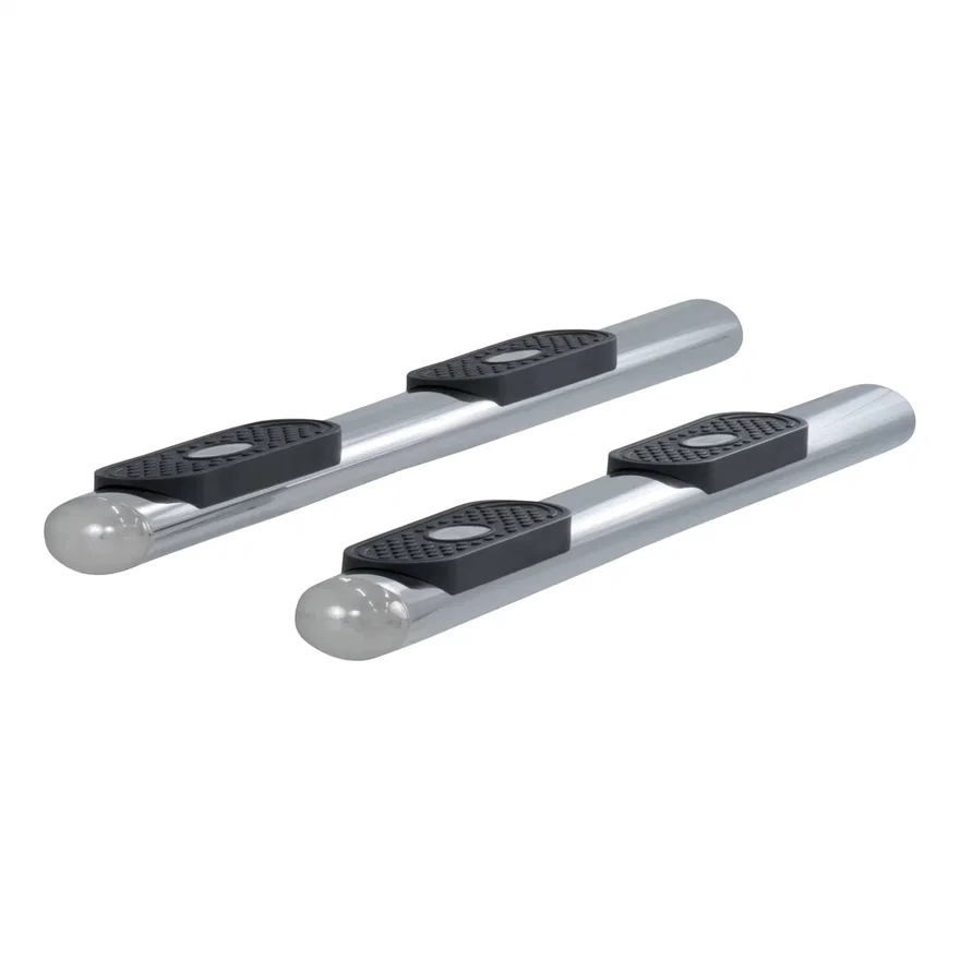 4" Polished Stainless Oval Side Bars, Select Lexus RX350, RX400, RX400h