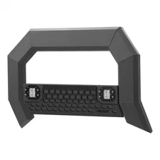 Front AdvantEDGE 5-1/2in. Black Aluminum Bull Bar with Lights; Select Silverado; Sierr image 2