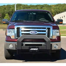 AdvantEDGE 5-1/2in. Black Aluminum Bull Bar; Select Ford F-150 image 6