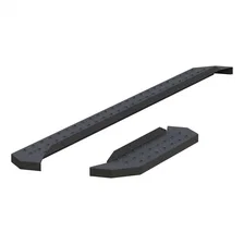 RidgeStep 6-1/2" x 96", 36" Black Steel Running Boards (No Brackets) image 1
