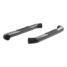 3" Round Black Steel Side Bars, Select Jeep Wrangler JK image 2