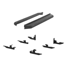 AeroTread 5" x 67" Black Stainless Running Boards, Select Honda Pilot image 2