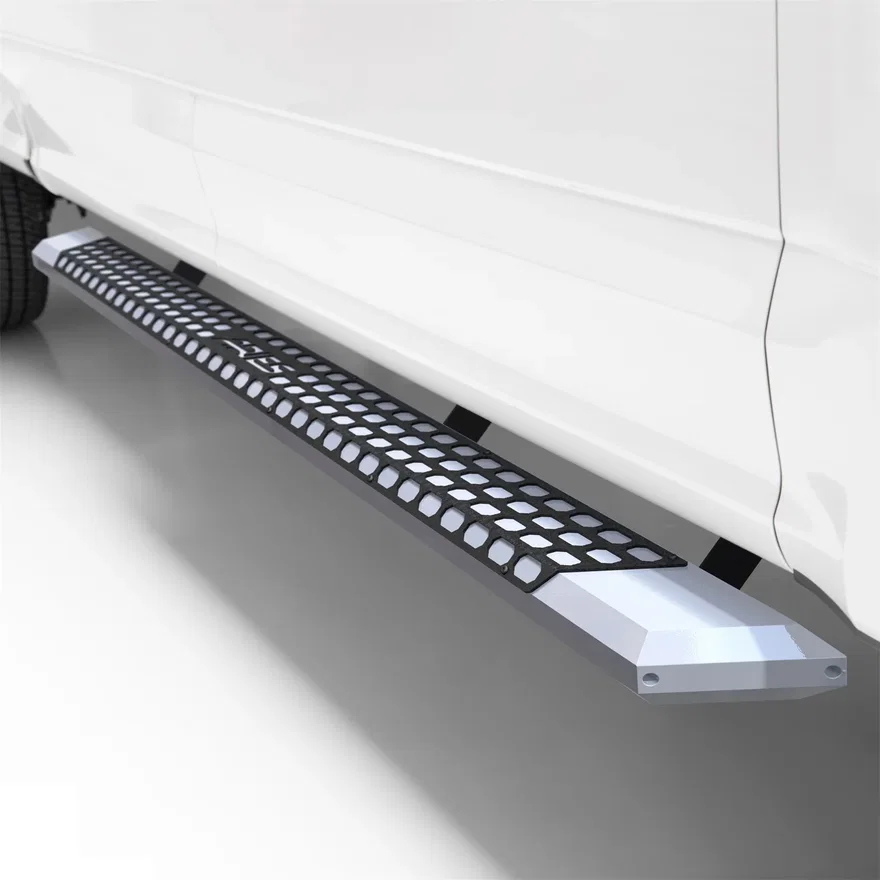 AdvantEDGE 5-1/2in. x 53in. Chrome Aluminum Side Bars; Select Silverado; Sierra