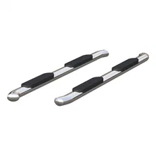 4" Polished Stainless Oval Side Bars, Select Ford Excursion, F-250, F-350 image 2