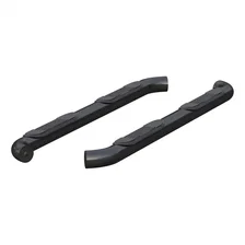 3" Round Black Steel Side Bars, Select Ford Bronco Sport image 2