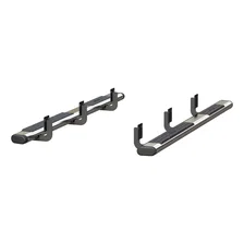 6in. x 85in. Polished Stainless Oval Side Bars; Select Ford F250; F350; F450; F5 image 2