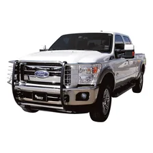 Polished Stainless Grille Guard; Select Ford F250; F350; F450; F550 Super Duty image 4