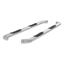 3" Round Polished Stainless Side Bars, Select Toyota Tundra image 2