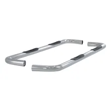 3" Round Polished Stainless Side Bars, Select Dodge, Ram 2500, 3500 image 2