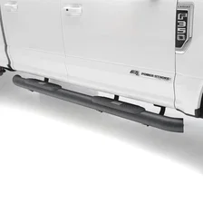 Big Step 4in. Black Aluminum Round Side Bars; Select Ford Excursion; F-250; F-35 image 4