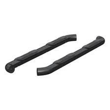 3" Round Black Steel Side Bars, Select Ford Bronco image 2