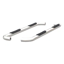 3" Round Polished Stainless Side Bars, Select Ram 1500 image 2