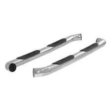 3" Round Polished Stainless Side Bars, Select Ford F-150, F-250, F-350 image 2