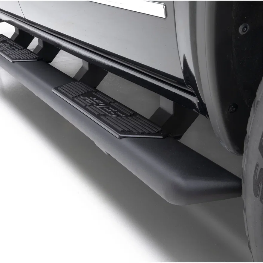 AscentStep 5-1/2" x 85" Black Steel Running Boards, Select Ram 1500, 2500, 3500