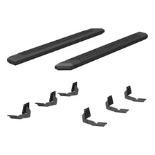 AdvantEDGE 5-1/2" x 75" Black Aluminum Side Bars, Select Ram 1500 image 2