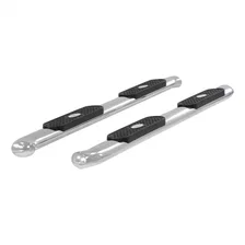4" Polished Stainless Oval Side Bars, Select Toyota Tundra image 2