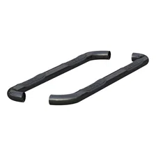 3" Round Black Steel Side Bars, Select Dodge, Ram 1500, 2500, 3500 image 2