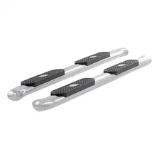 4" Polished Stainless Oval Side Bars, Select Silverado, Sierra 1500, 2500, 3500 image 2