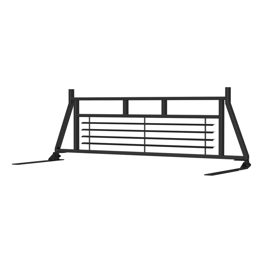 Classic Black Steel Headache Rack; Select Chevy Silverado 1500; GMC Sierra 1500