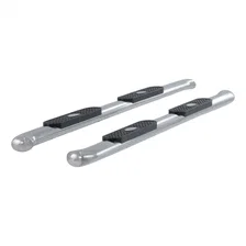 4" Polished Stainless Oval Side Bars, Select Toyota Tundra image 2