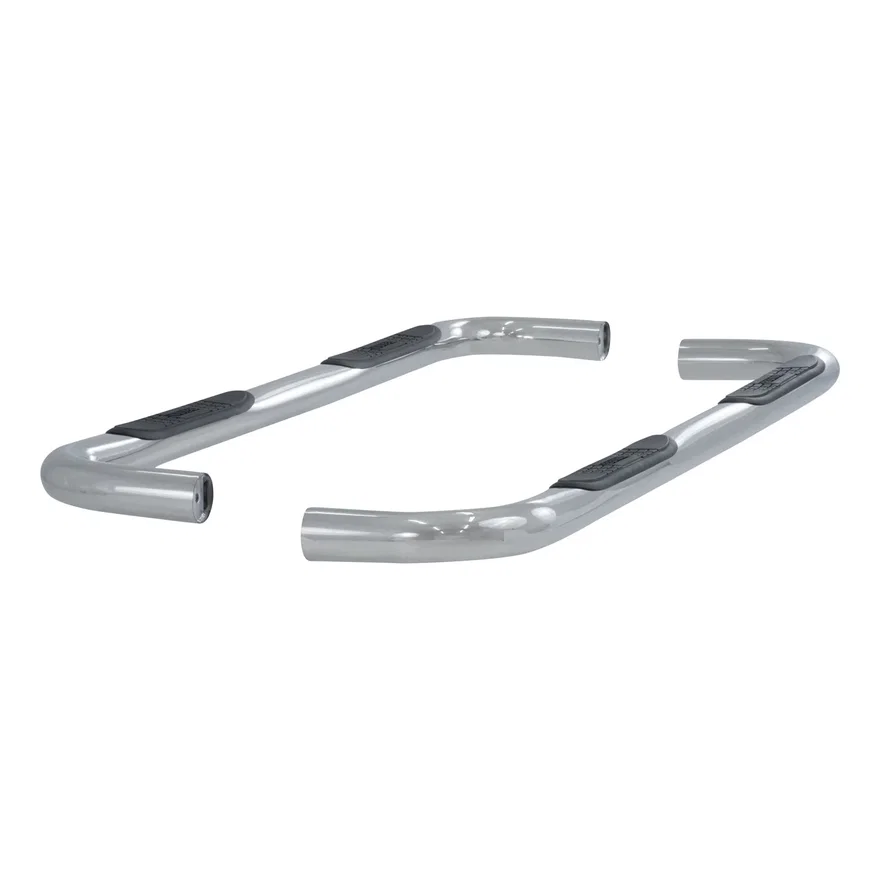 3" Round Polished Stainless Side Bars, Select Dodge Ram 1500, 2500, 3500