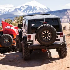 TrailCrusher Jeep Wrangler JK Steel Rear Bumper; 12.5K image 2