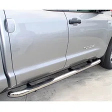 3" Round Polished Stainless Side Bars, Select Toyota Tundra image 3
