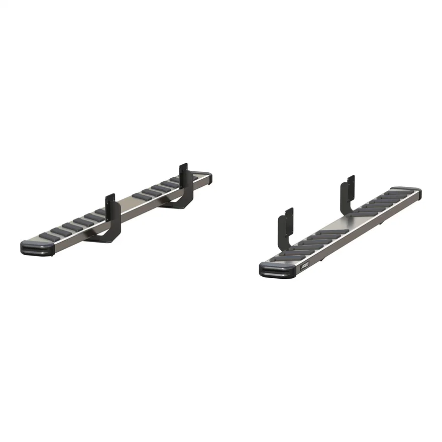 NovaTrac 6in. x 75in. Polished Stainless Running Boards; Select F-250; F-350 for Ford