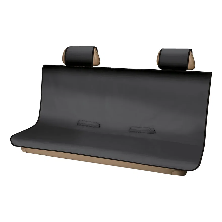 Seat Defender 58in. x 63in. Removable Waterproof Black XL Bench Seat Cover
