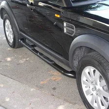 3" Round Black Steel Side Bars, Select Land Rover LR3 image 3