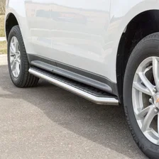 AeroTread 5" x 73" Polished Stainless Running Boards (No Brackets) image 3