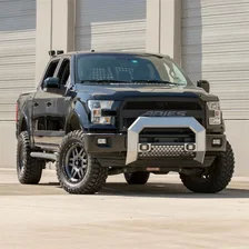 Front AdvantEDGE 5-1/2in. Chrome Aluminum Bull Bar with Lights; Select Silverado; Sier image 5
