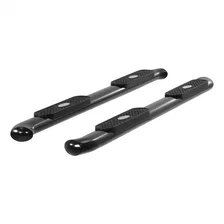4" Black Steel Oval Side Bars, Select Toyota Tundra image 2