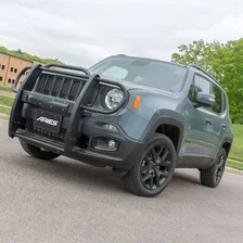Pro Series Black Steel Grille Guard; Select Jeep Renegade image 4