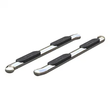 4" Polished Stainless Oval Side Bars, Select Silverado, Sierra 1500, 2500, 3500 image 2